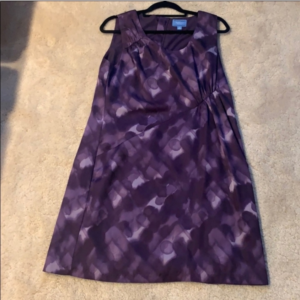 Purple sleeveless simply Vera Wang dress